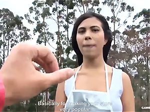 CARNE DEL MERCADO - super-fucking-hot Latina in oily pickup and plow