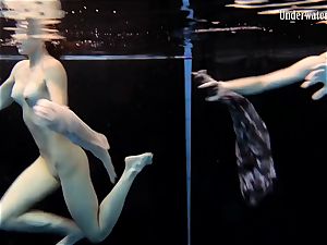 2 girls swim and get naked beautiful