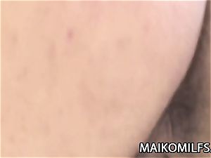 Mari Inui: wild elder JAV hairy slit crammed With glue